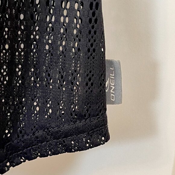 New O'Neill Swim Cover Up Dress Black Mesh Medium Large - Picture 2 of 5
